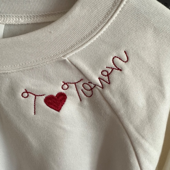 University of Alabama "T Town" Embroidered Sweatshirt, Roll Tide - Picture 1 of 4